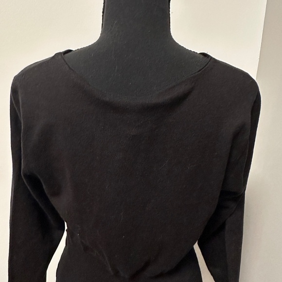 *TOMMY BAHAMA* Black Long Sleeve Dress NWT Size Medium (8-10) - Picture 5 of 11